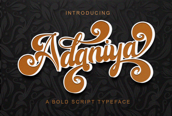 Adaniya: A Stylish Font for Your Brand's Visual Identity