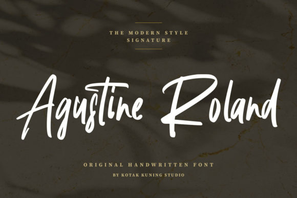 Agustine Roland: A Font That Elevates Brand Identity