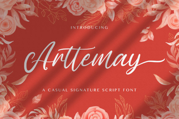 Arttemay: A Handwritten Font for Elegant Editorial Design