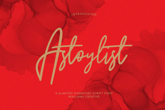 Astoylist: A Handwritten Font for Editorial Design