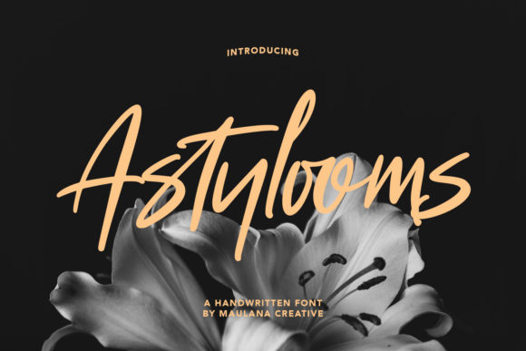 Astylooms: A Handwritten Font for Timeless Editorial Design
