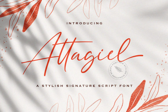 Attagiel: A Handwritten Font for Editorial Design