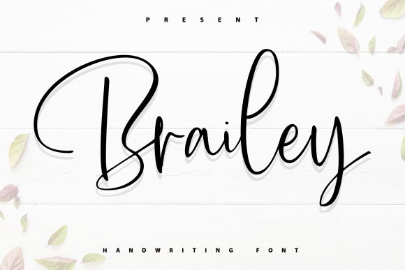 Brailey: A Handwritten Font for Modern Editorial Design