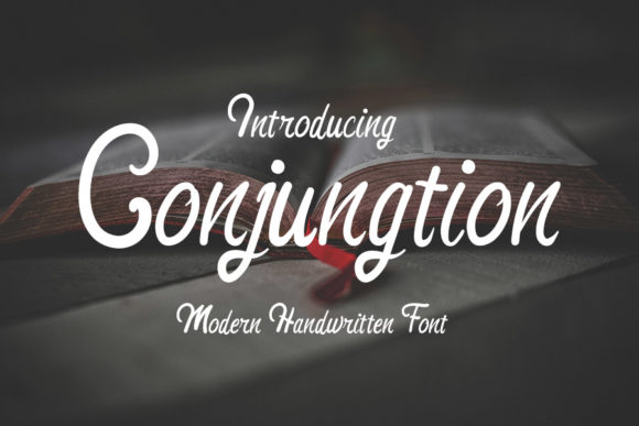 Conjungtion: A Stylish Script Font for Modern Campaigns