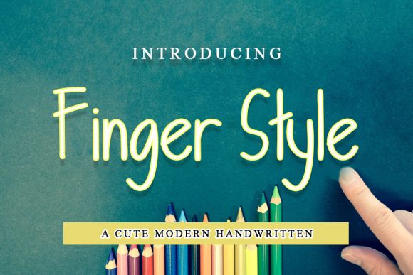 Finger Style Font for Bold Branding and Creative Campaigns