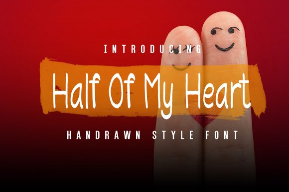 Half of My Heart: A Handwritten Font for Business Branding
