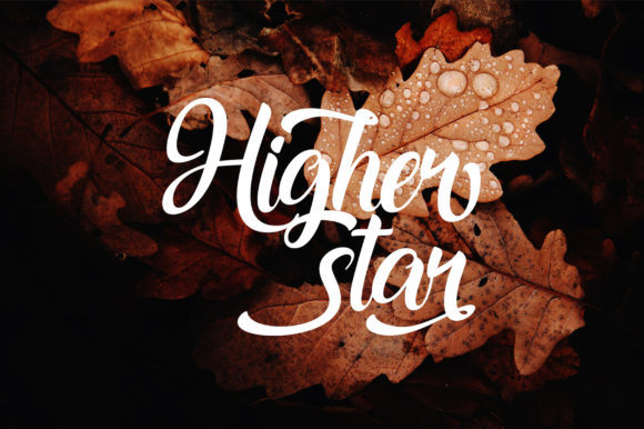 Higher Star Font for Small Business Branding