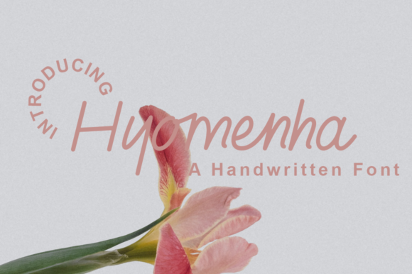 Hyomenha: A Handwritten Font for Editorial Elegance