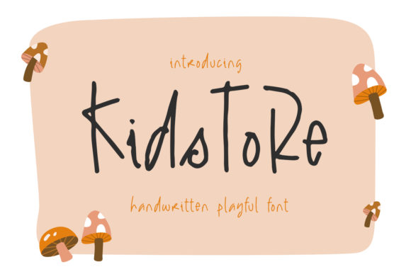 Kidstore: A Handwritten Font for Modern Marketing