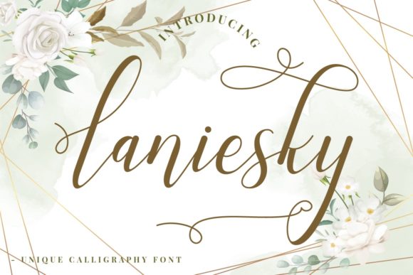 Laniesky: A Handwritten Font for Editorial Elegance