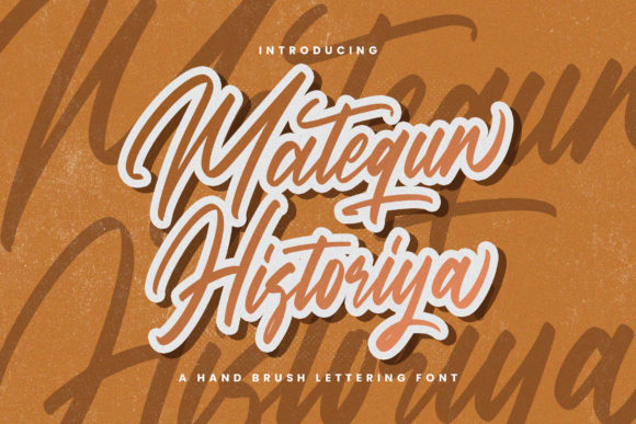 Matequn Historiya Font for Handmade Creations