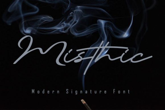 Misthic Font for Handmade Creations