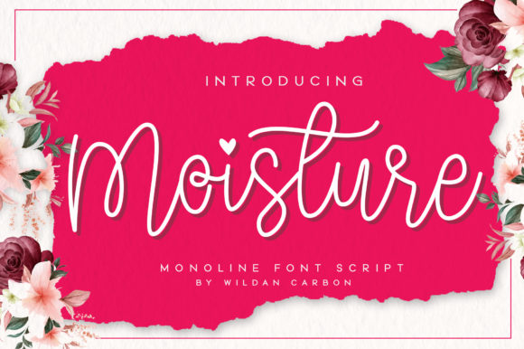 Moisture Font for Professional Branding