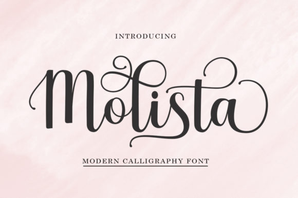 Molista: A Luxurious Handwritten Font for Branding