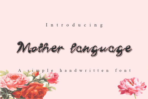 Mother Language: A Whimsical Handwritten Font for Editorial Design