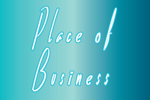 Place of Business Font for Web Design