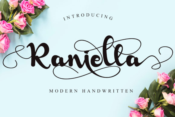 Raniella Font for Web Design and Branding
