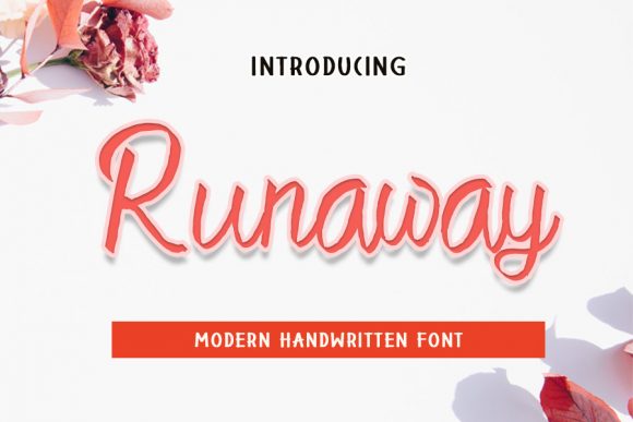 Runaway: A Flowing Script Font for Modern Branding