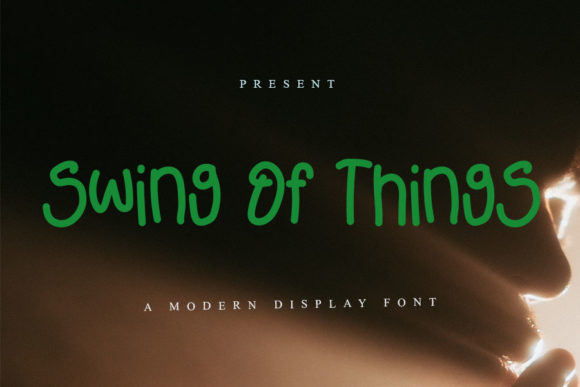 Swing of Things Font for Handmade Creations