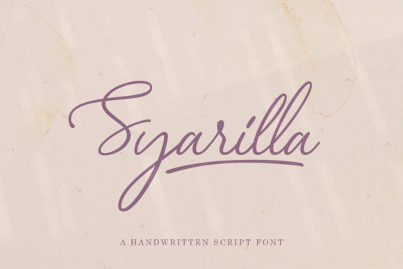 Syarilla: A Handwritten Font for Personalized Branding