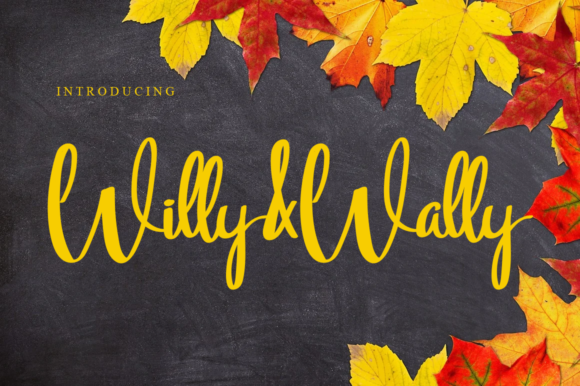 Willy Wally: A Handwritten Font for Modern Branding